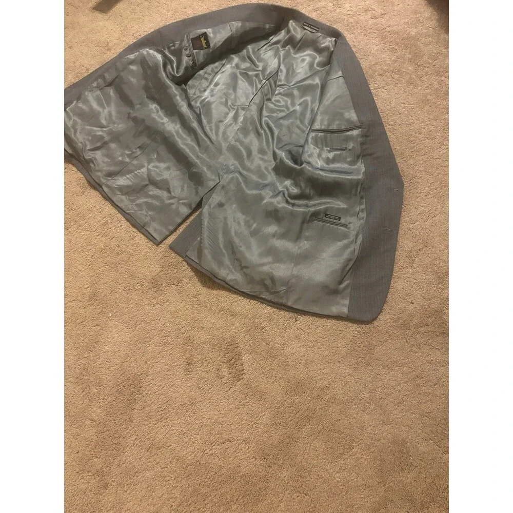 Andhurst Gray Suit Jacket Used 42L Made In Romania